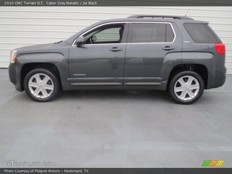 Cyber Gray Metallic / Jet Black 2010 GMC Terrain SLT