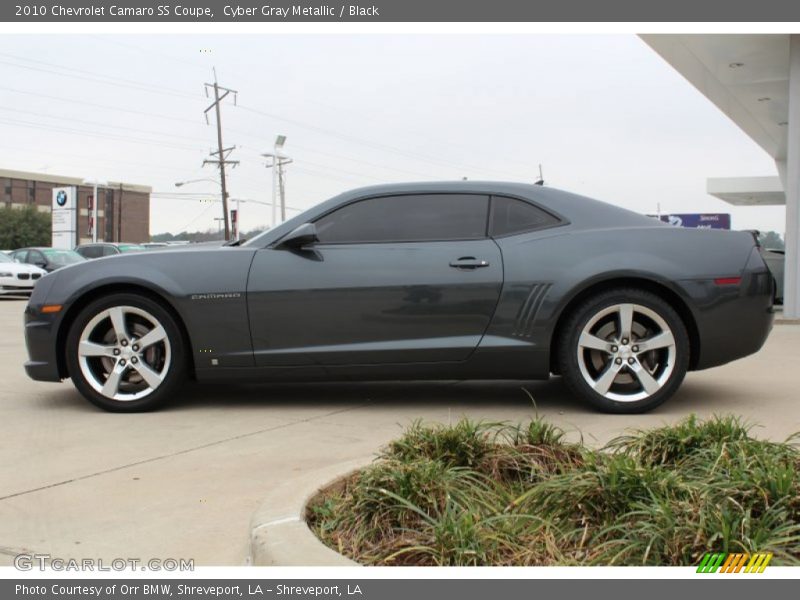 Cyber Gray Metallic / Black 2010 Chevrolet Camaro SS Coupe