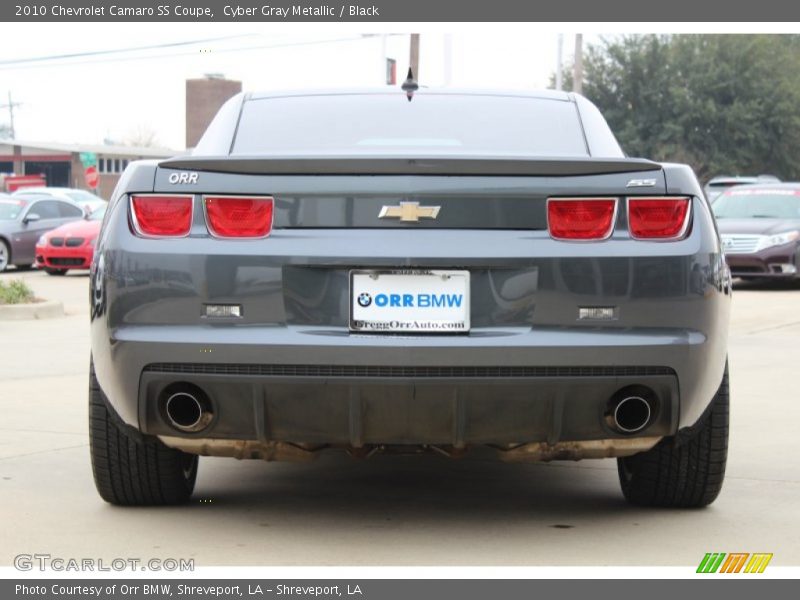 Cyber Gray Metallic / Black 2010 Chevrolet Camaro SS Coupe
