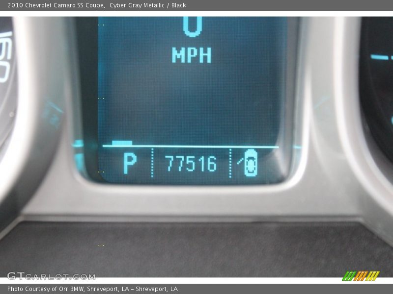 Cyber Gray Metallic / Black 2010 Chevrolet Camaro SS Coupe