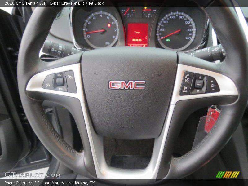 Cyber Gray Metallic / Jet Black 2010 GMC Terrain SLT