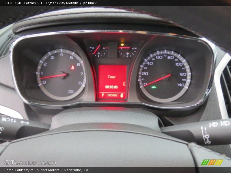 Cyber Gray Metallic / Jet Black 2010 GMC Terrain SLT