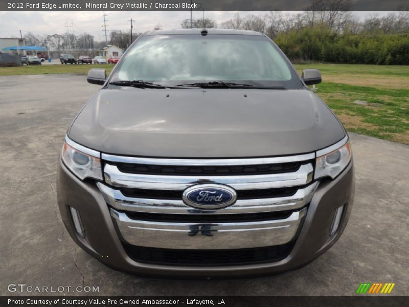 Mineral Grey Metallic / Charcoal Black 2012 Ford Edge Limited