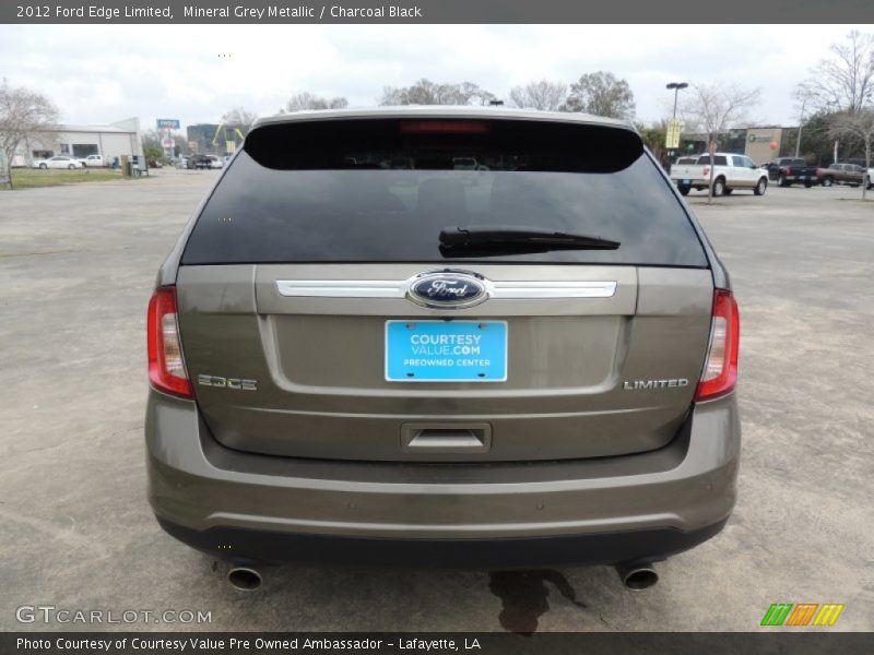 Mineral Grey Metallic / Charcoal Black 2012 Ford Edge Limited