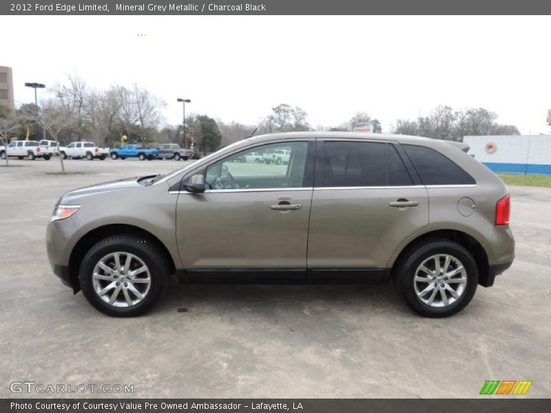 Mineral Grey Metallic / Charcoal Black 2012 Ford Edge Limited