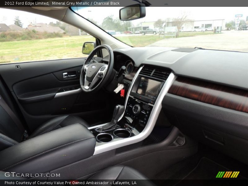 Mineral Grey Metallic / Charcoal Black 2012 Ford Edge Limited