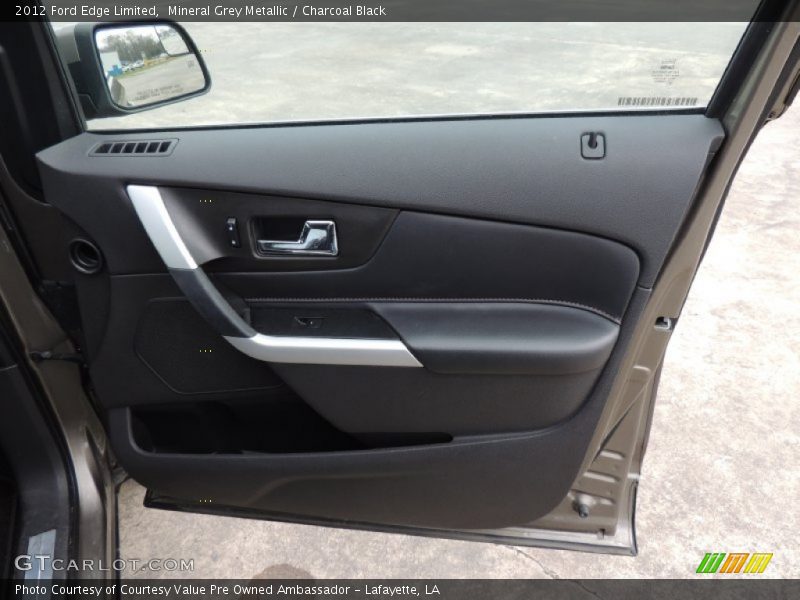 Mineral Grey Metallic / Charcoal Black 2012 Ford Edge Limited