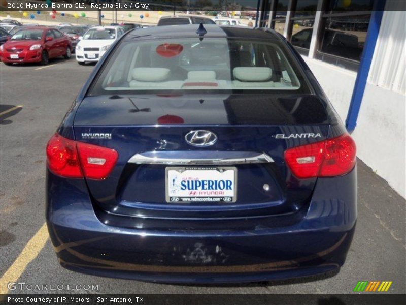 Regatta Blue / Gray 2010 Hyundai Elantra GLS