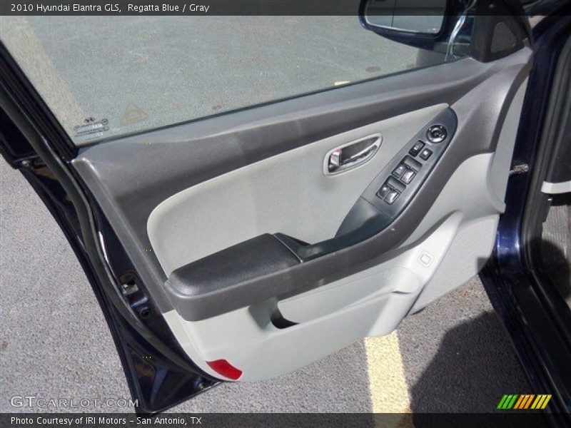 Regatta Blue / Gray 2010 Hyundai Elantra GLS
