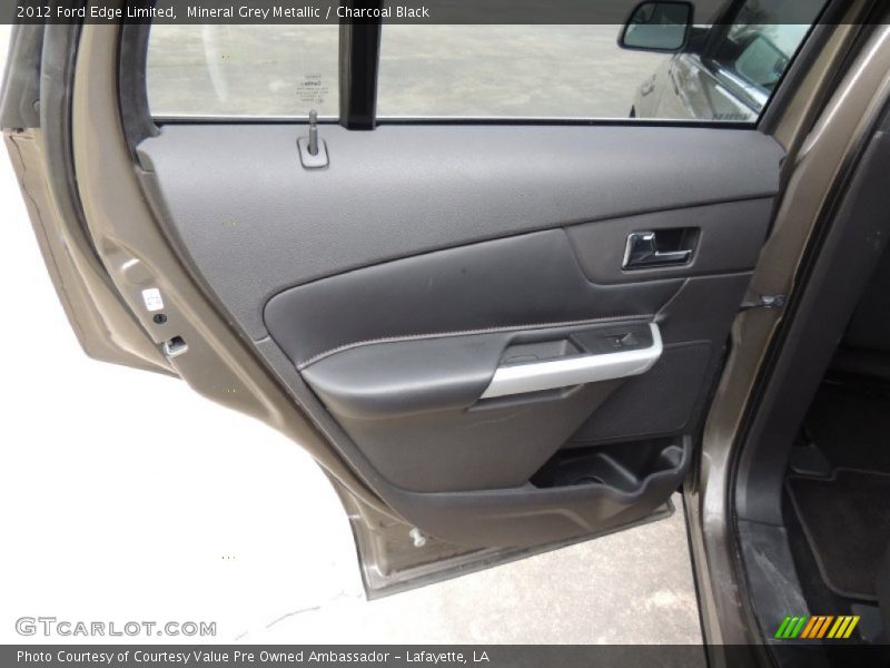 Mineral Grey Metallic / Charcoal Black 2012 Ford Edge Limited