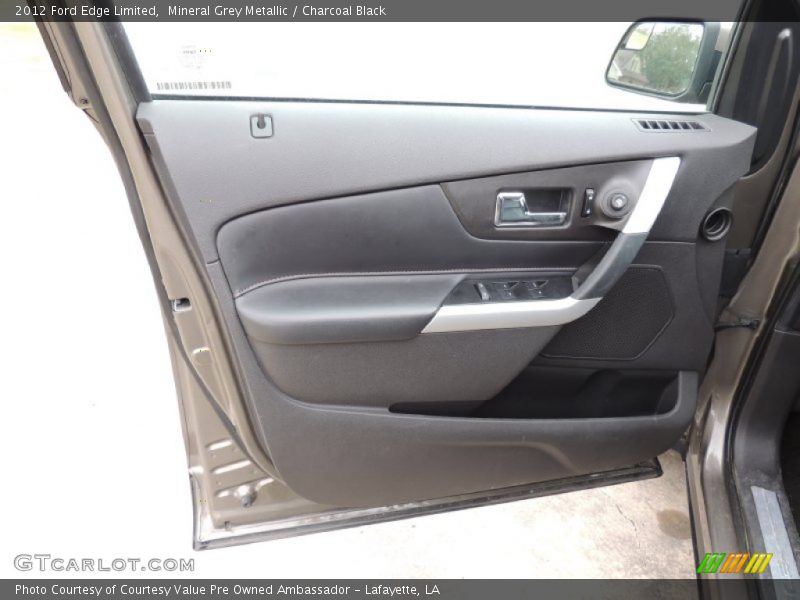 Mineral Grey Metallic / Charcoal Black 2012 Ford Edge Limited