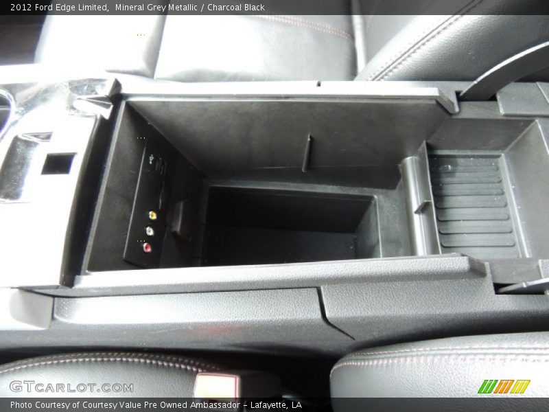 Mineral Grey Metallic / Charcoal Black 2012 Ford Edge Limited