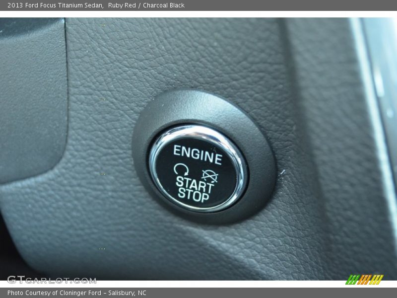 Ruby Red / Charcoal Black 2013 Ford Focus Titanium Sedan
