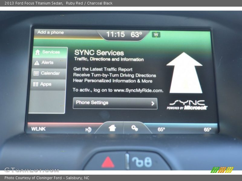 Ruby Red / Charcoal Black 2013 Ford Focus Titanium Sedan