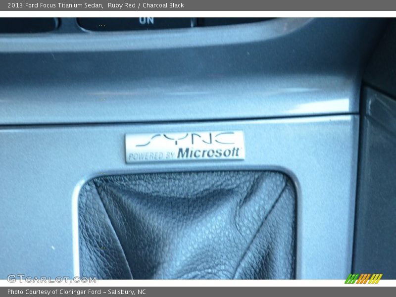 Ruby Red / Charcoal Black 2013 Ford Focus Titanium Sedan
