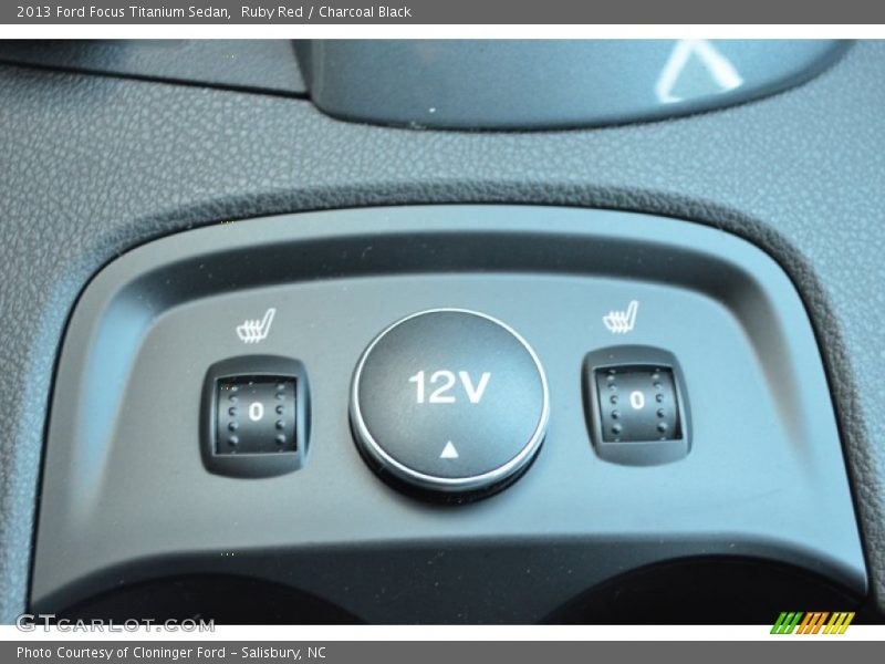 Ruby Red / Charcoal Black 2013 Ford Focus Titanium Sedan