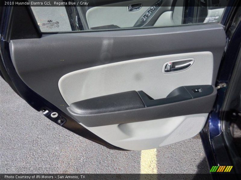 Regatta Blue / Gray 2010 Hyundai Elantra GLS