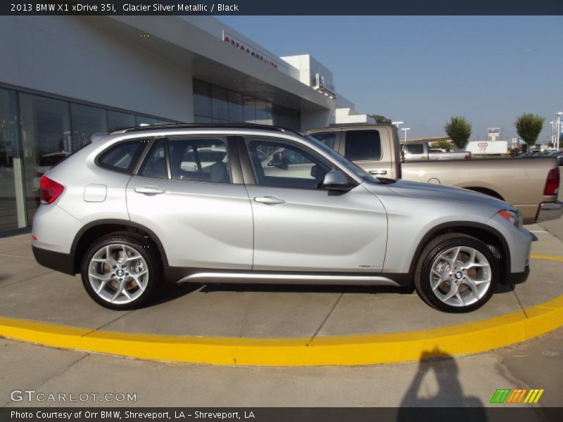 Glacier Silver Metallic / Black 2013 BMW X1 xDrive 35i