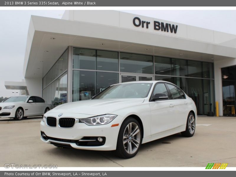 Alpine White / Black 2013 BMW 3 Series 335i Sedan