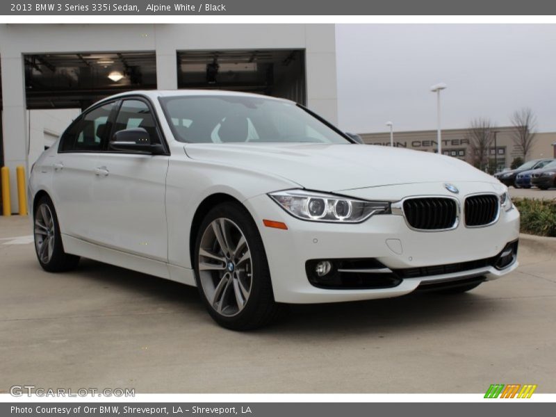 Alpine White / Black 2013 BMW 3 Series 335i Sedan