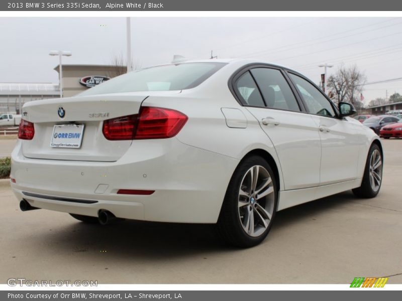 Alpine White / Black 2013 BMW 3 Series 335i Sedan