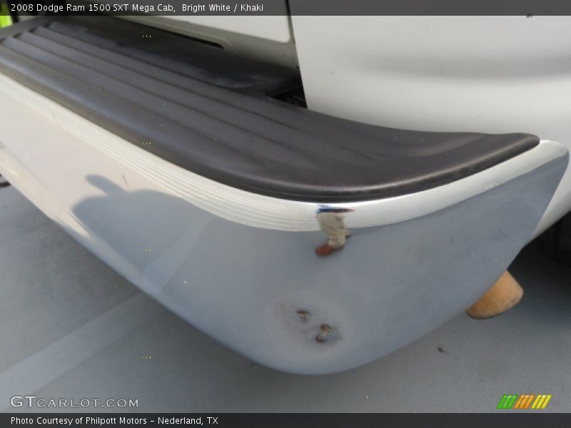 Bright White / Khaki 2008 Dodge Ram 1500 SXT Mega Cab