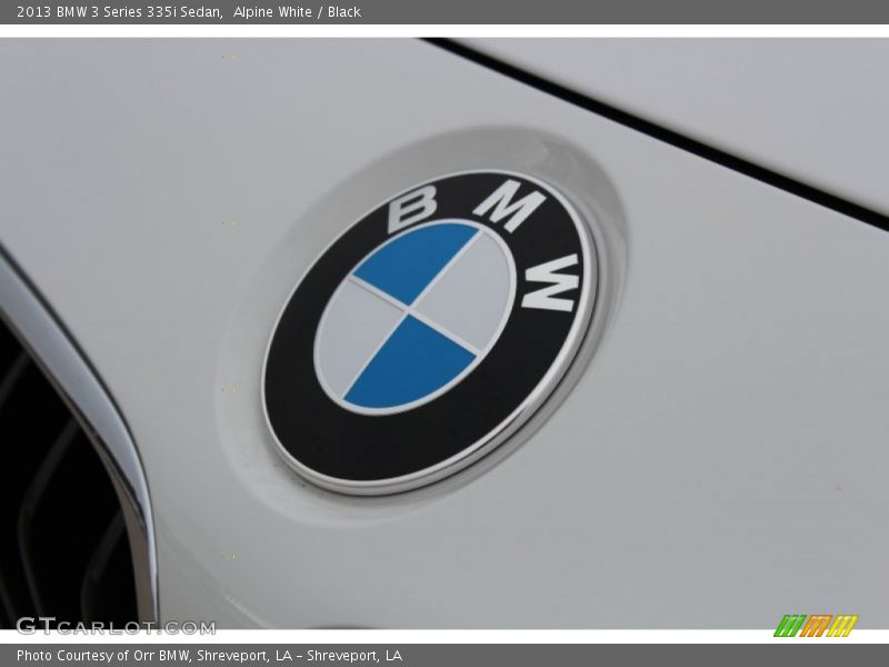 Alpine White / Black 2013 BMW 3 Series 335i Sedan