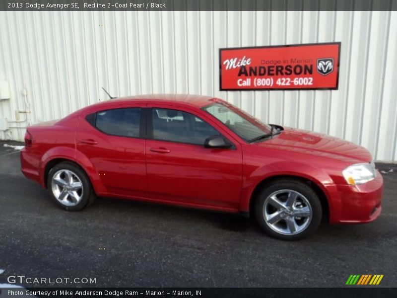 Redline 2-Coat Pearl / Black 2013 Dodge Avenger SE