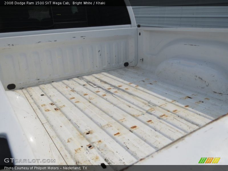 Bright White / Khaki 2008 Dodge Ram 1500 SXT Mega Cab