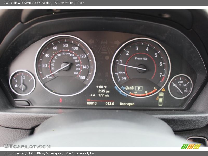 Alpine White / Black 2013 BMW 3 Series 335i Sedan