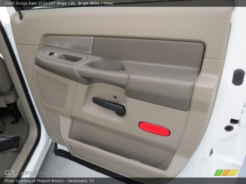 Bright White / Khaki 2008 Dodge Ram 1500 SXT Mega Cab