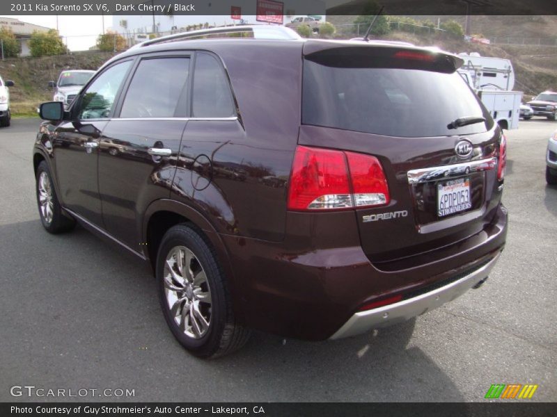 Dark Cherry / Black 2011 Kia Sorento SX V6