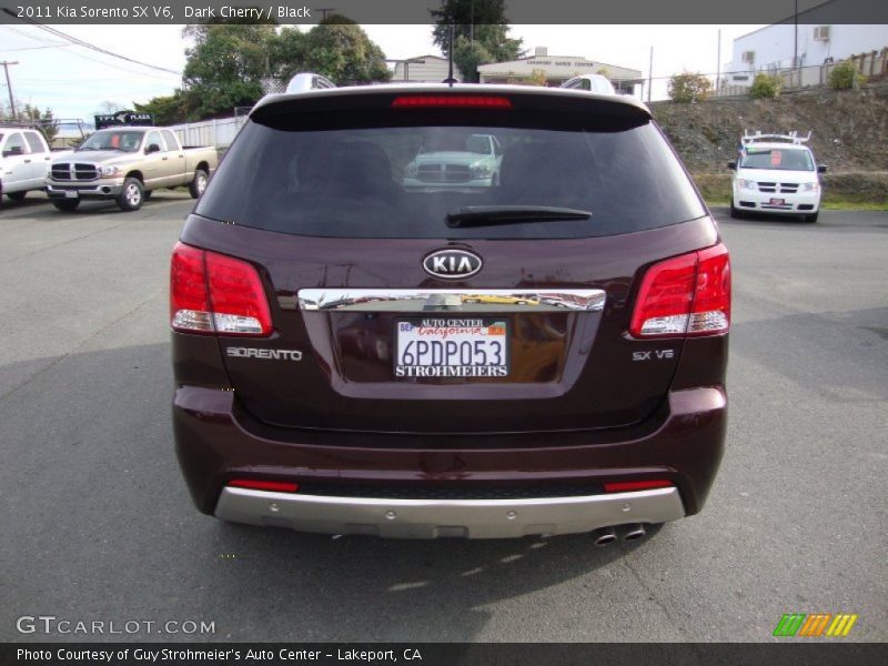 Dark Cherry / Black 2011 Kia Sorento SX V6