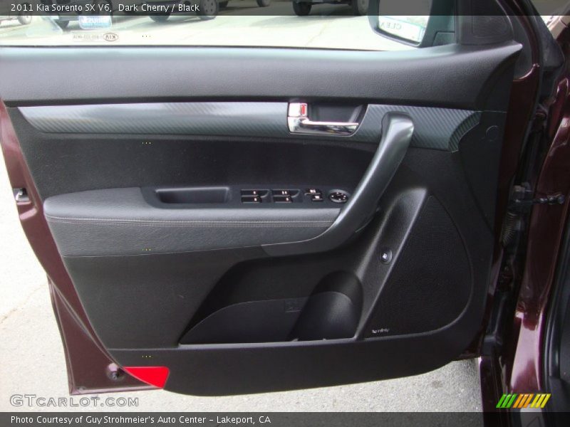 Dark Cherry / Black 2011 Kia Sorento SX V6