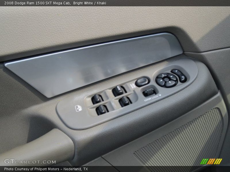 Bright White / Khaki 2008 Dodge Ram 1500 SXT Mega Cab