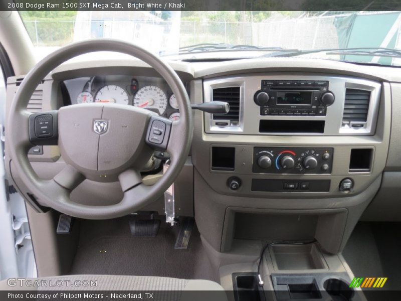 Dashboard of 2008 Ram 1500 SXT Mega Cab