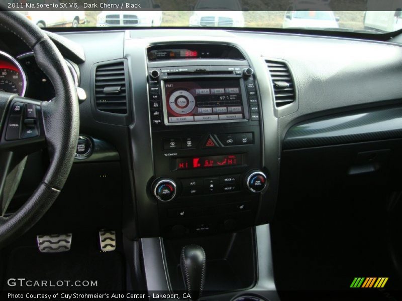 Dark Cherry / Black 2011 Kia Sorento SX V6