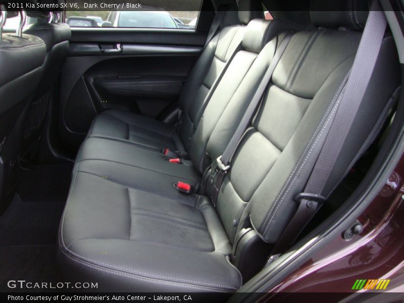 Dark Cherry / Black 2011 Kia Sorento SX V6