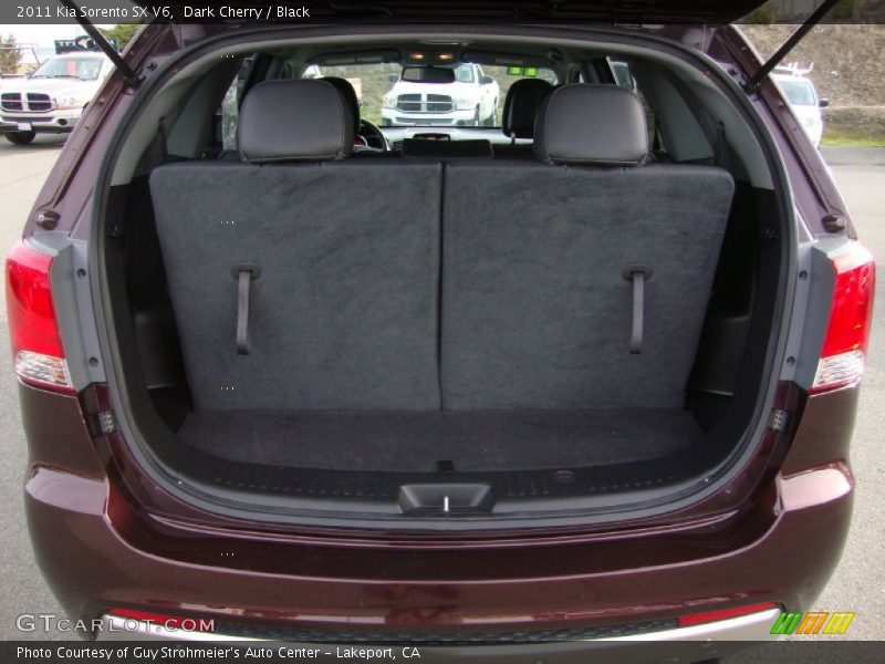 Dark Cherry / Black 2011 Kia Sorento SX V6