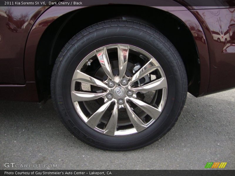 Dark Cherry / Black 2011 Kia Sorento SX V6