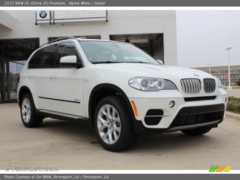 Alpine White / Oyster 2013 BMW X5 xDrive 35i Premium