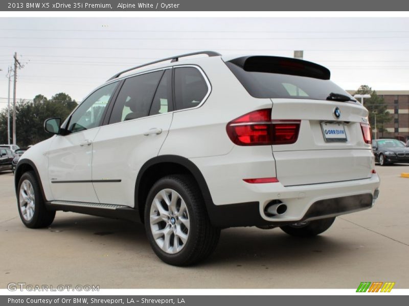 Alpine White / Oyster 2013 BMW X5 xDrive 35i Premium