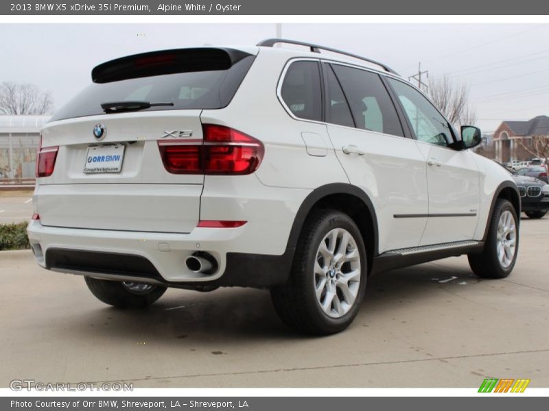 Alpine White / Oyster 2013 BMW X5 xDrive 35i Premium