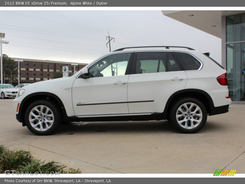 Alpine White / Oyster 2013 BMW X5 xDrive 35i Premium