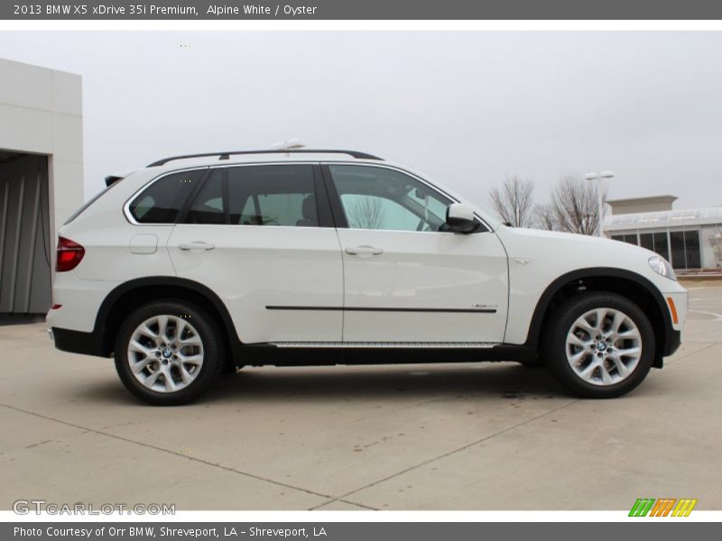 Alpine White / Oyster 2013 BMW X5 xDrive 35i Premium