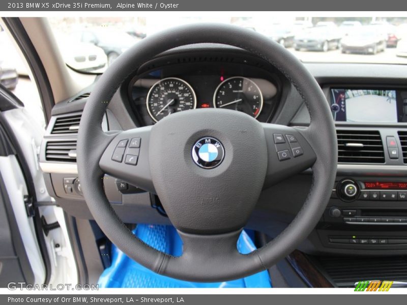 Alpine White / Oyster 2013 BMW X5 xDrive 35i Premium