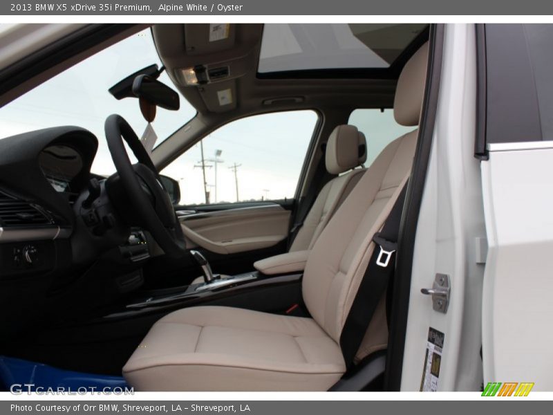 Alpine White / Oyster 2013 BMW X5 xDrive 35i Premium