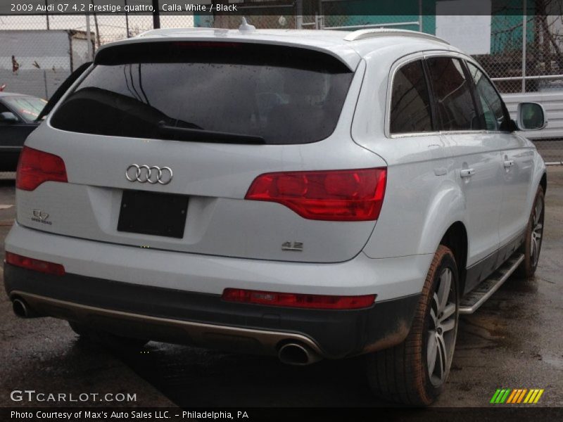 Calla White / Black 2009 Audi Q7 4.2 Prestige quattro