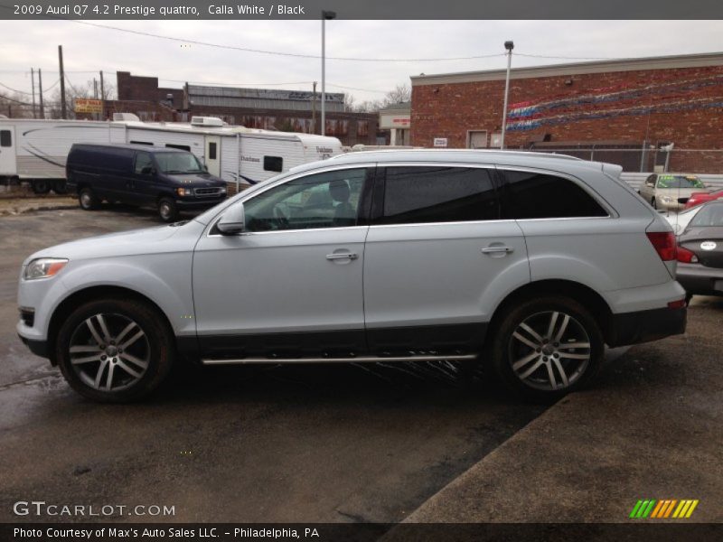 Calla White / Black 2009 Audi Q7 4.2 Prestige quattro