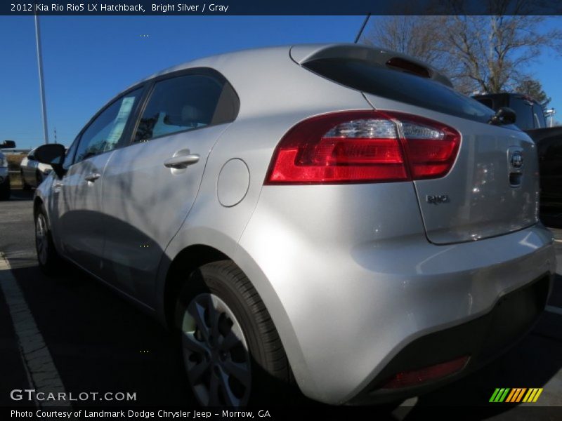 Bright Silver / Gray 2012 Kia Rio Rio5 LX Hatchback